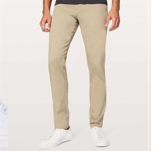 MENS Lululemon Commission Pant Classic Swift Cotton 30 x 28 Tofino Sand Beige